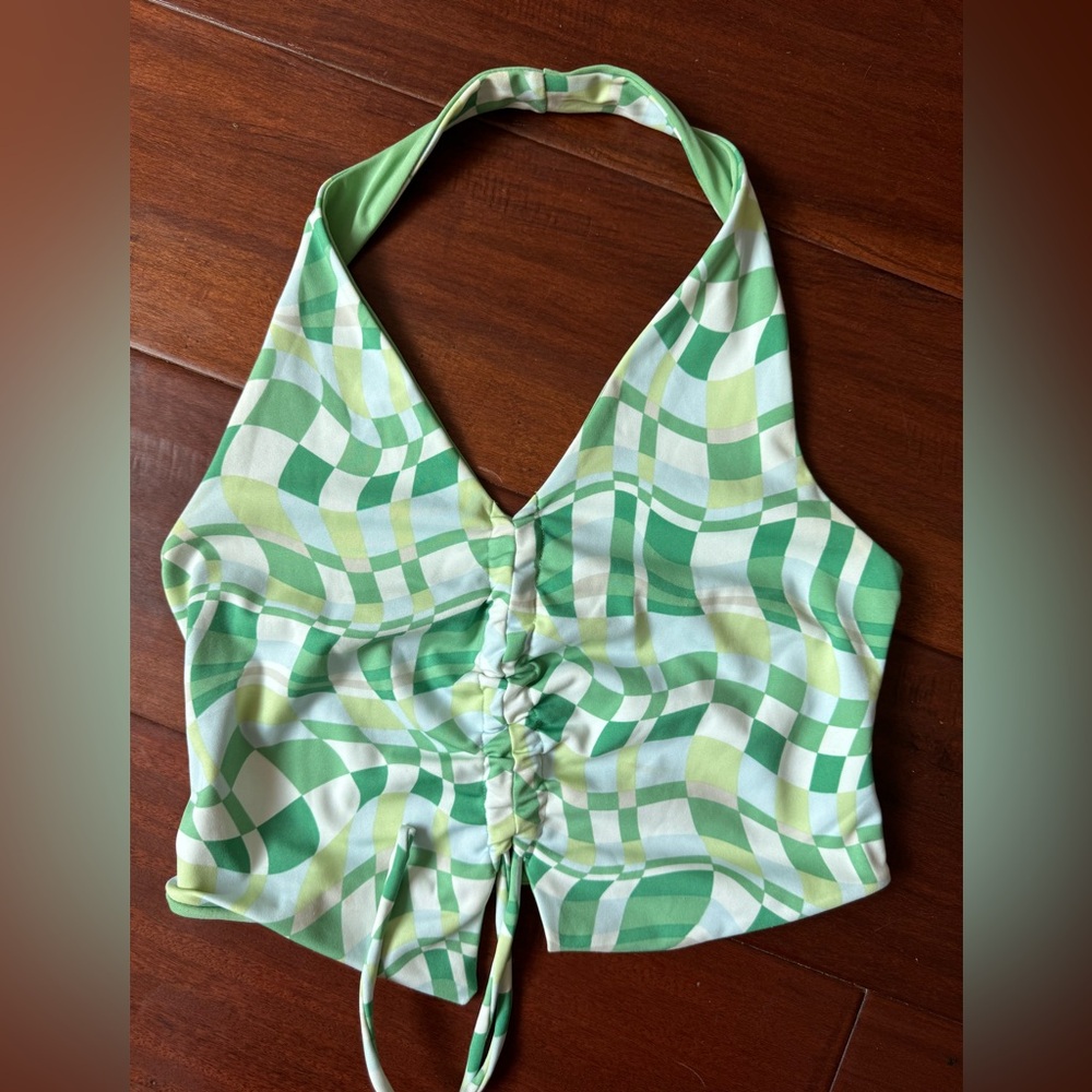 Cotton on tie front top NWOT